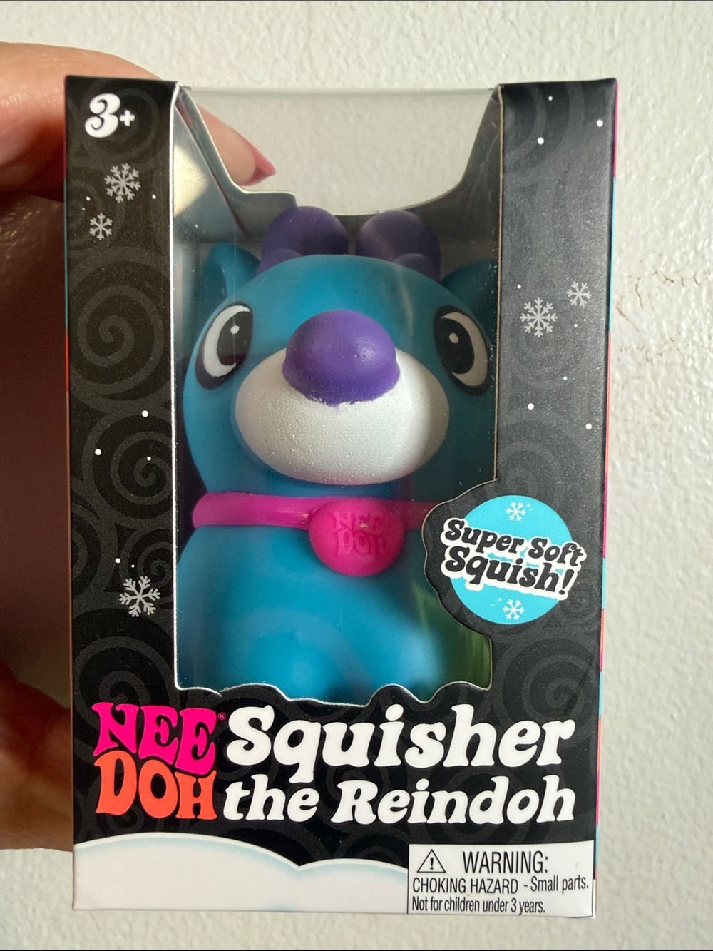 Squisher The Reindoh Plush Toy - Blue & Purple